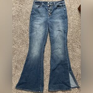 SO Women's Dark Blue Flare Jeans